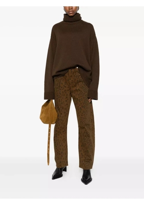 Citizens of Humanity cheetah-print jeans - Brown