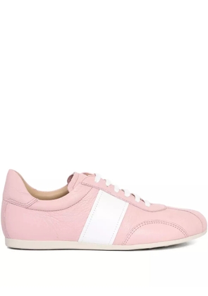 Sarah Chofakian Mochi stripe sneakers - Pink