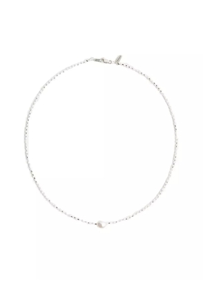 Santangelo keshi pearl beaded necklace - Silver