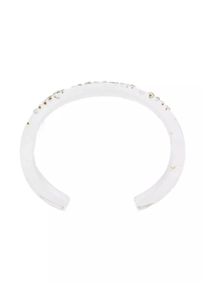 Christian Dior Pre-Owned 2000s logo bangle - White