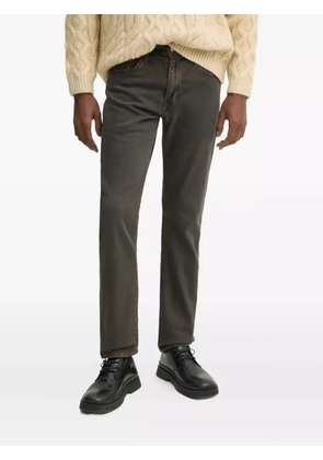 Levi's 502 logo-patch jeans - Brown