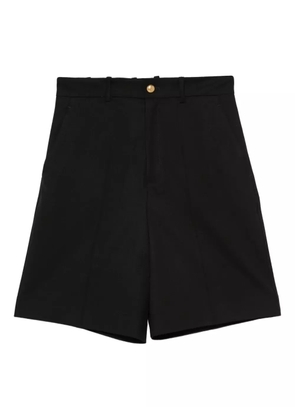 P.A.R.O.S.H. belt-loops shorts - Black
