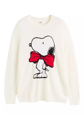 Chinti & Parker bow tie snoopy sweater - Neutrals