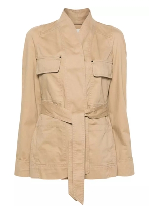ISABEL MARANT Loetiza cotton workwear jacket - Brown