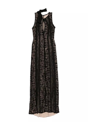 Saiid Kobeisy lace grown - Black