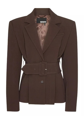 ROTATE BIRGER CHRISTENSEN belted blazer - Brown