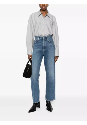 AGOLDE whiskering-effect jeans - Blue