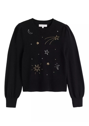 Chinti & Parker constellation star sweater - Black