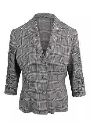 ERMANNO FIRENZE check-pattern blazer - Grey
