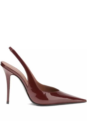 Amina Muaddi 105mm Anok Sling slingback pointed-toe pumps - Red