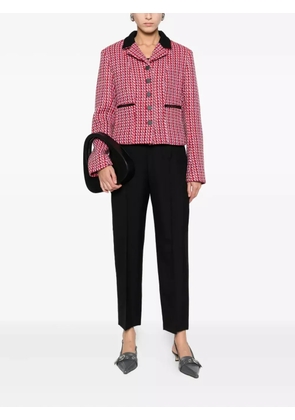 Nº21 notched-collar tweed jacket - Pink