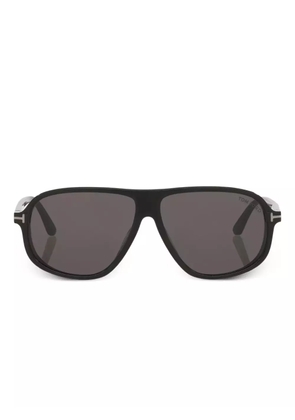 TOM FORD Lelio metal detail pilot sunglasses - Black