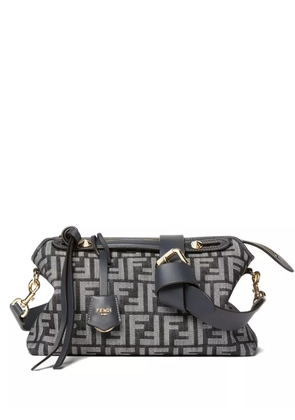 FENDI medium By The Way Soft FF jacquard tote bag - Blue