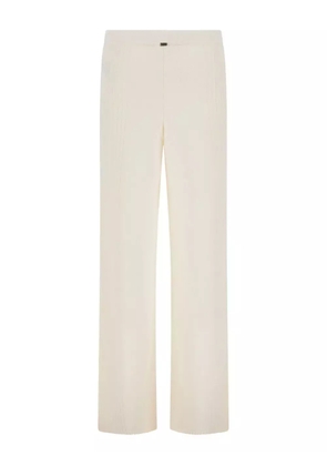 Herno cable-knit trousers - White