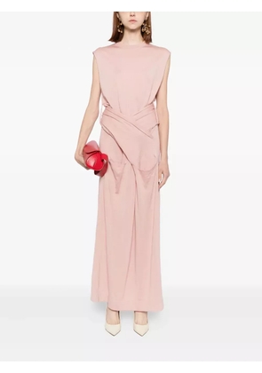 Jil Sander draped dress - Pink