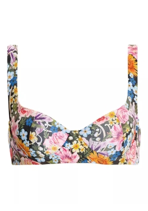 Agua Bendita Balena bikini top - Black