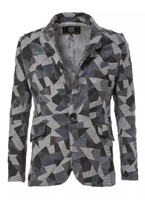 Anrealage patchwork blazer - Grey
