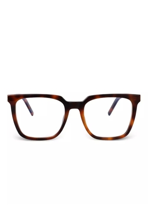 Saint Laurent Eyewear square-frame glasses - Brown