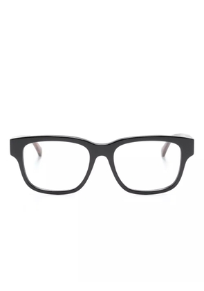 Gucci Eyewear polished square-frame glasses - Black