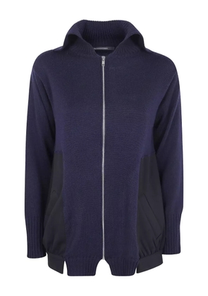 PierAntonioGaspari wool zip-up cardigan - Blue
