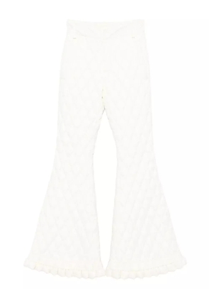 RAXXY quilted trousers - White