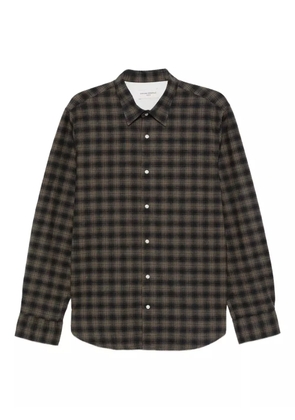 Officine Generale check-print shirt - Green