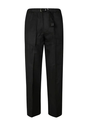 White Sand tasca fatigue buckle trousers - Black