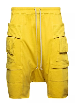 Rick Owens DRKSHDW cargo-pocket shorts - Yellow