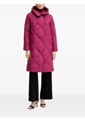 Silvian Heach hooded quilted coat - Purple