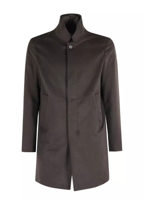 Duno button fastening coat - Brown