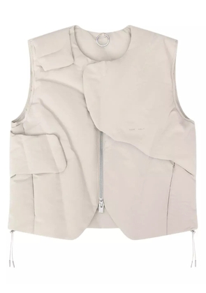 HELIOT EMIL layered padded gilet - Neutrals