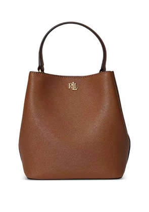 Lauren Ralph Lauren small Reese logo bucket bag - Brown