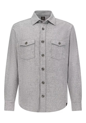 Boggi Milano chest-pockets overshirt - Grey