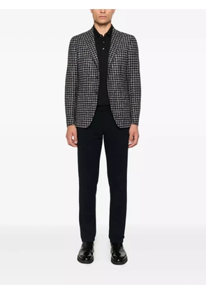 Tagliatore houndstooth-pattern blazer - Grey