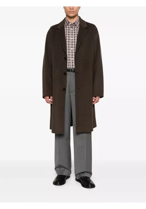 AMARANTO notched-lapel coat - Brown