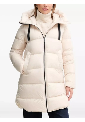 bomboogie Geneva hooded zip coat - Neutrals