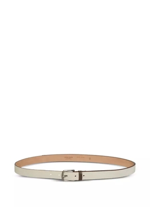 Giorgio Armani rectangular-buckle belt - Neutrals