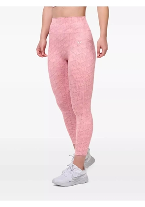 SQUATWOLF geometric-graphic pocket leggings - Pink