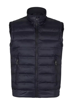 Joop! zip-up quilted gilet - Blue