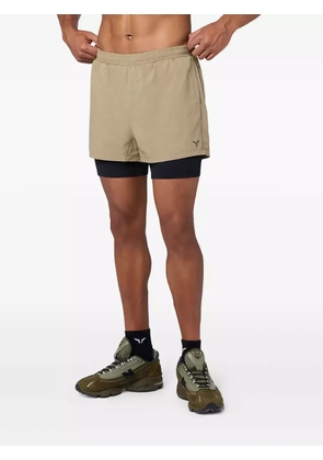 SQUATWOLF Mesh 2-in-1 logo-detail shorts - Green