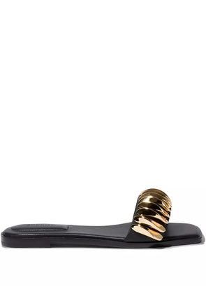 Simkhai Ripple flat sandals - Black