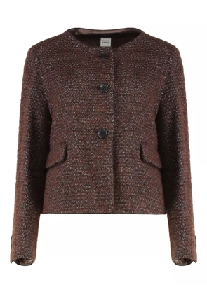 ASPESI mélange-effect jacket - Brown