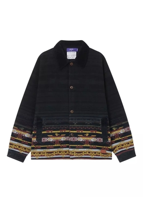 aftermaths corduroy shirt jacket - Black