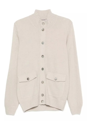 Fileria flap-pocket buttoned cardigan - Neutrals