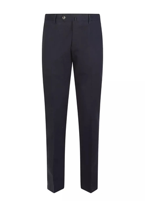 PT Torino tailored cotton trousers - Blue
