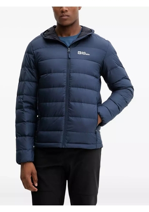 JACK WOLFSKIN Ather Down hooded quilted jacket - Blue