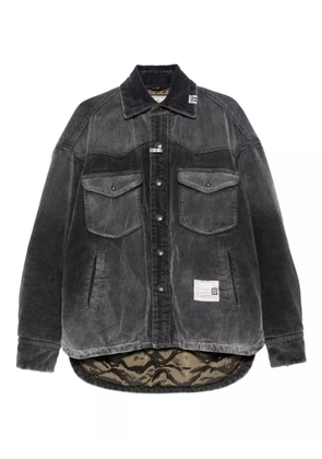 Maison MIHARA YASUHIRO corduroy shirt jacket - Grey