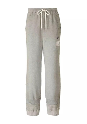 Maison MIHARA YASUHIRO distressed hem trousers - Grey