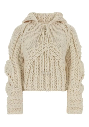 Ermanno Scervino crochet-knit sweater - Neutrals