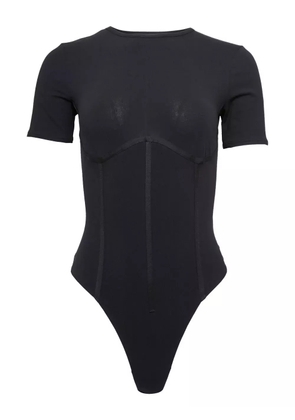 Fleur Du Mal organic-cotton T-shirt bodysuit - Black